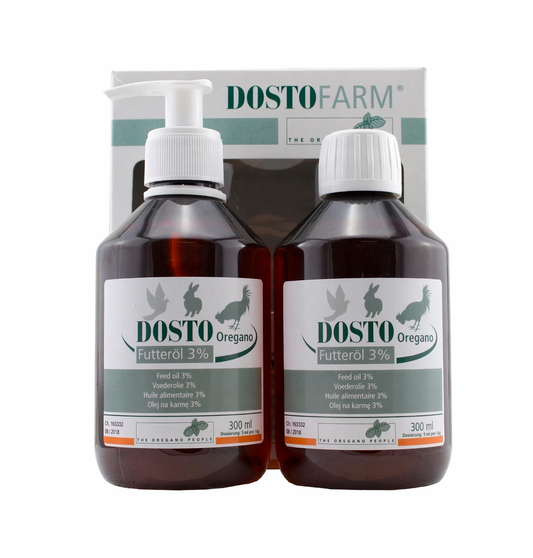 Tollisan Dosto Oregano Voederolie 3% 2x300ml