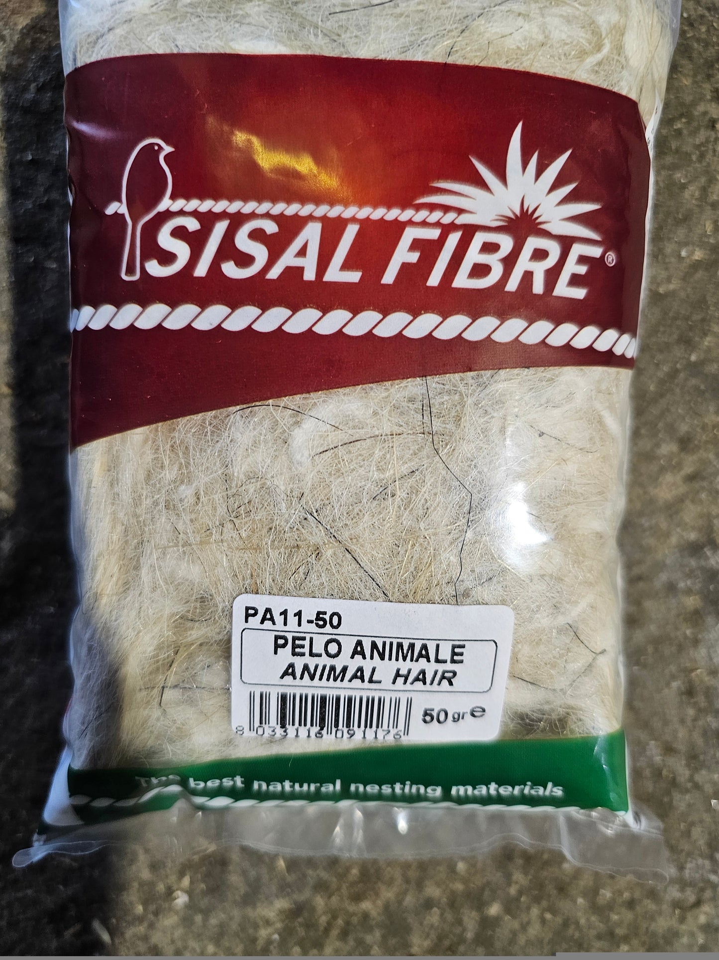 PA11 - Dierlijk Haar 500 Gram - Nest Materiaal