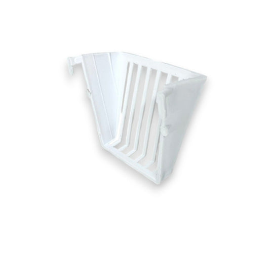 Ruifje plastiek 9x6x3cm wit