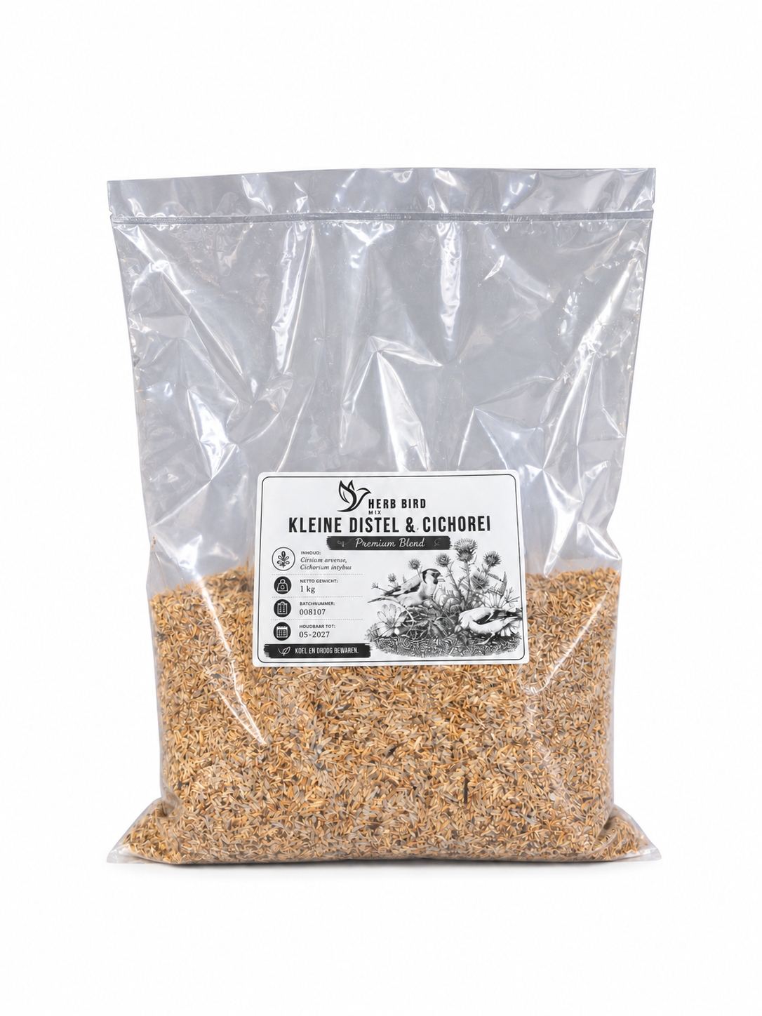 Kleine distel & Cichorei Premium Blend (250 gram) - Herb Bird Mix