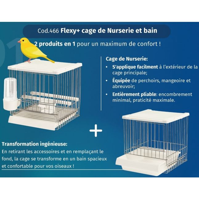 Voederkooi ( babykooi ) of Badhuis 16,5x16,5x18cm