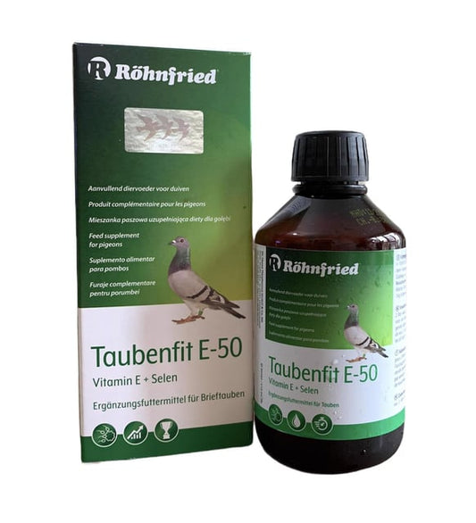 Taubenfit-E 50 Vit. E-Konzentrat (Vit. E En Selenium, Kweek- En Vliegperiode) 250ml