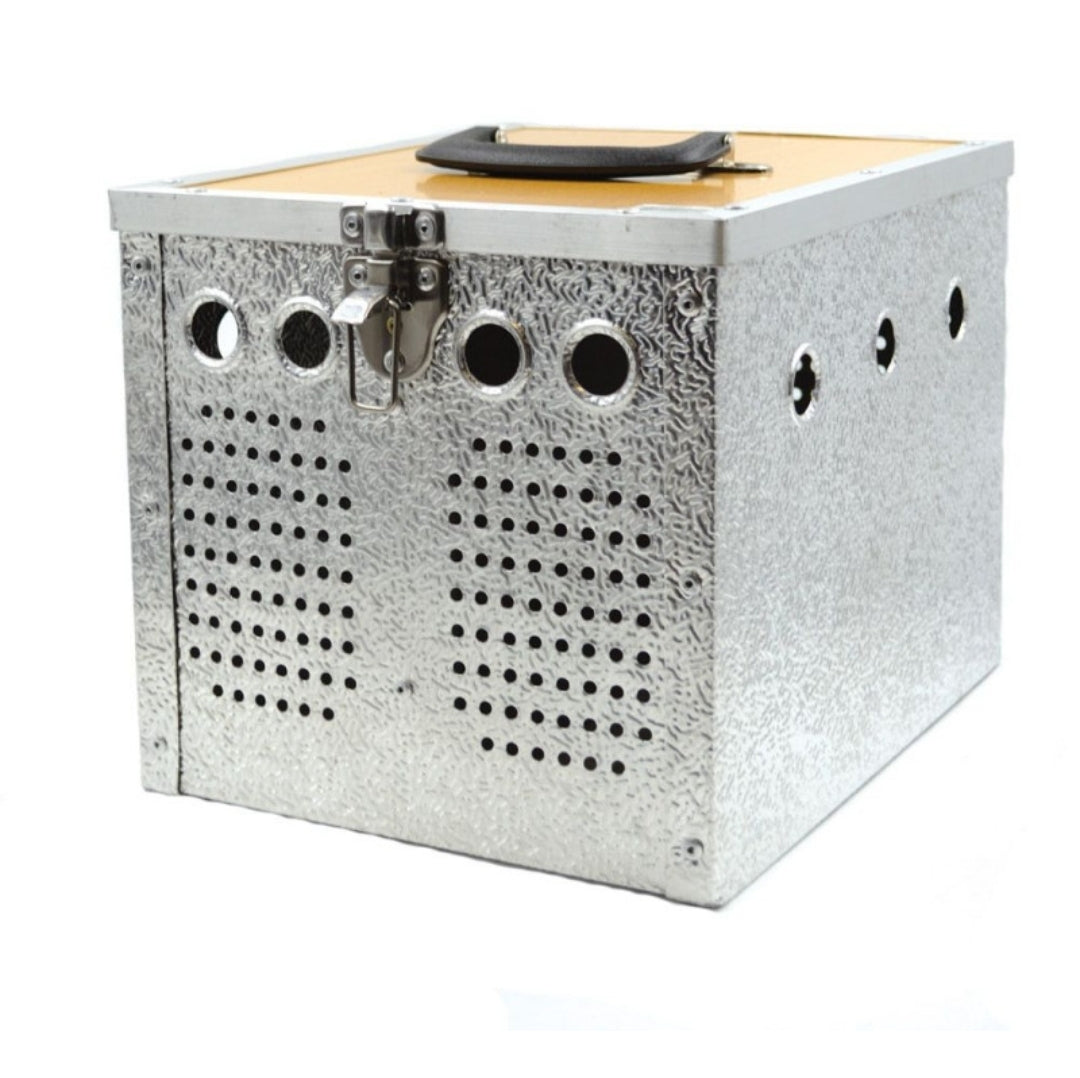 Aluminium Duivenmand 2 Dieren - Natural