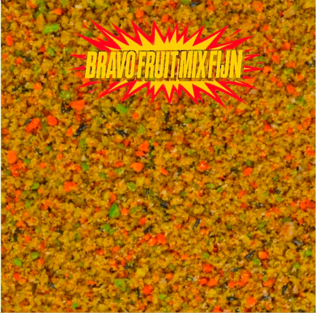Bravo Fruit Mix Fijn 1kg - Bird-X Grizo ( eigenhandig verpakt )