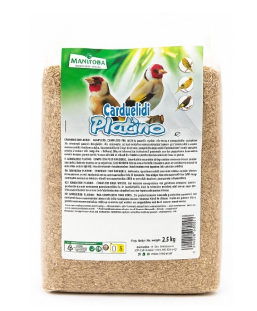 Carduelidi Platino (distelvinkenmengeling zonder zwarte zaden) 2.5kg Manitoba