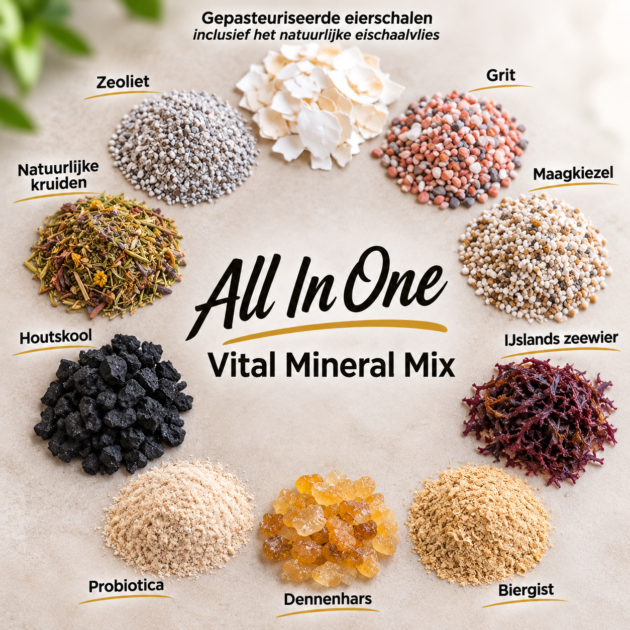 NIEUW All-In-One Vital Mineral Mix 1,5kg Herb Bird Mix