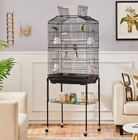 Lisa Vogelkooi Op Staander Zwart