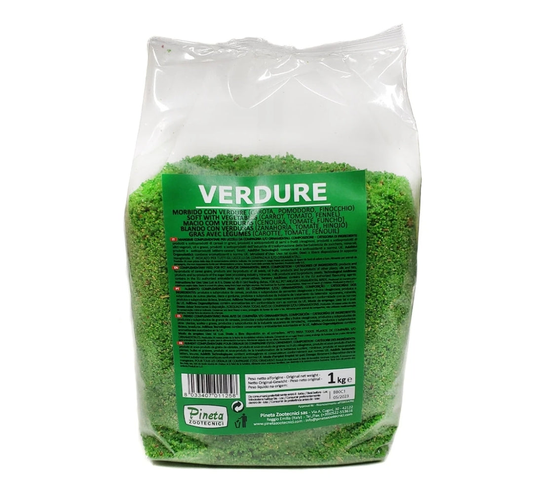 Verdure Rul Eivoer ( + Vitamine Complex ), Op Basis van wortel, venkel en tomaat - Pineta Zootecnici
