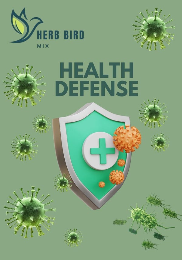 Health Defense 10ml - Voorkomt Coccidiose ( Anti Zwarte Stip ⚫️ 🌱 ) - Betere PH Regeling - Herb Bird Mix