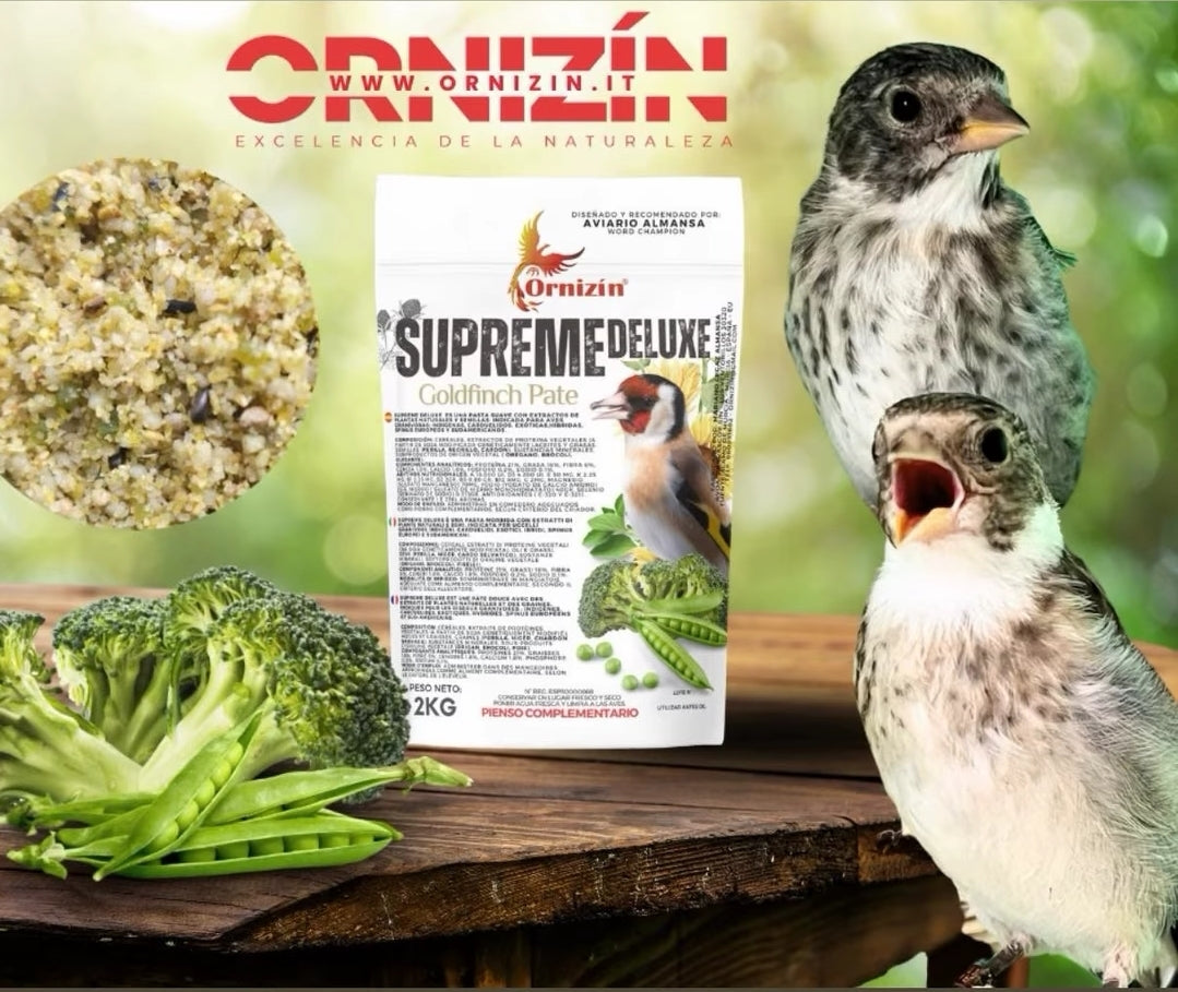 Supreme Deluxe 2kg “Groen Eivoer” + 21% Eiwitten - Ornizin - The Original