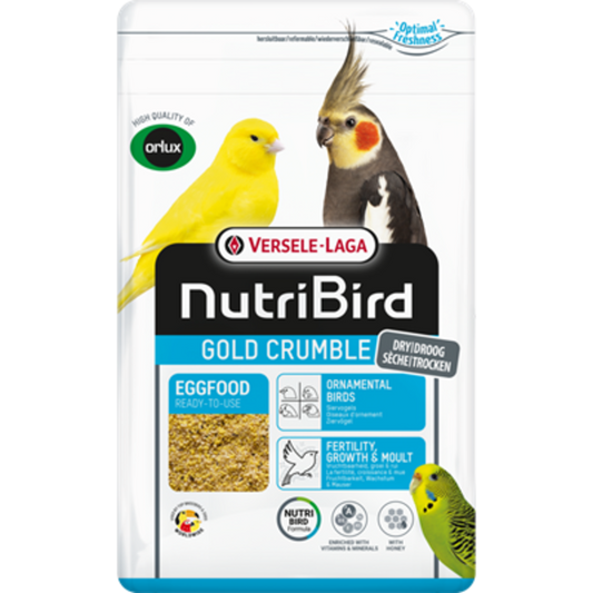 Nutribird Gold Crumble Siervogels 10KG