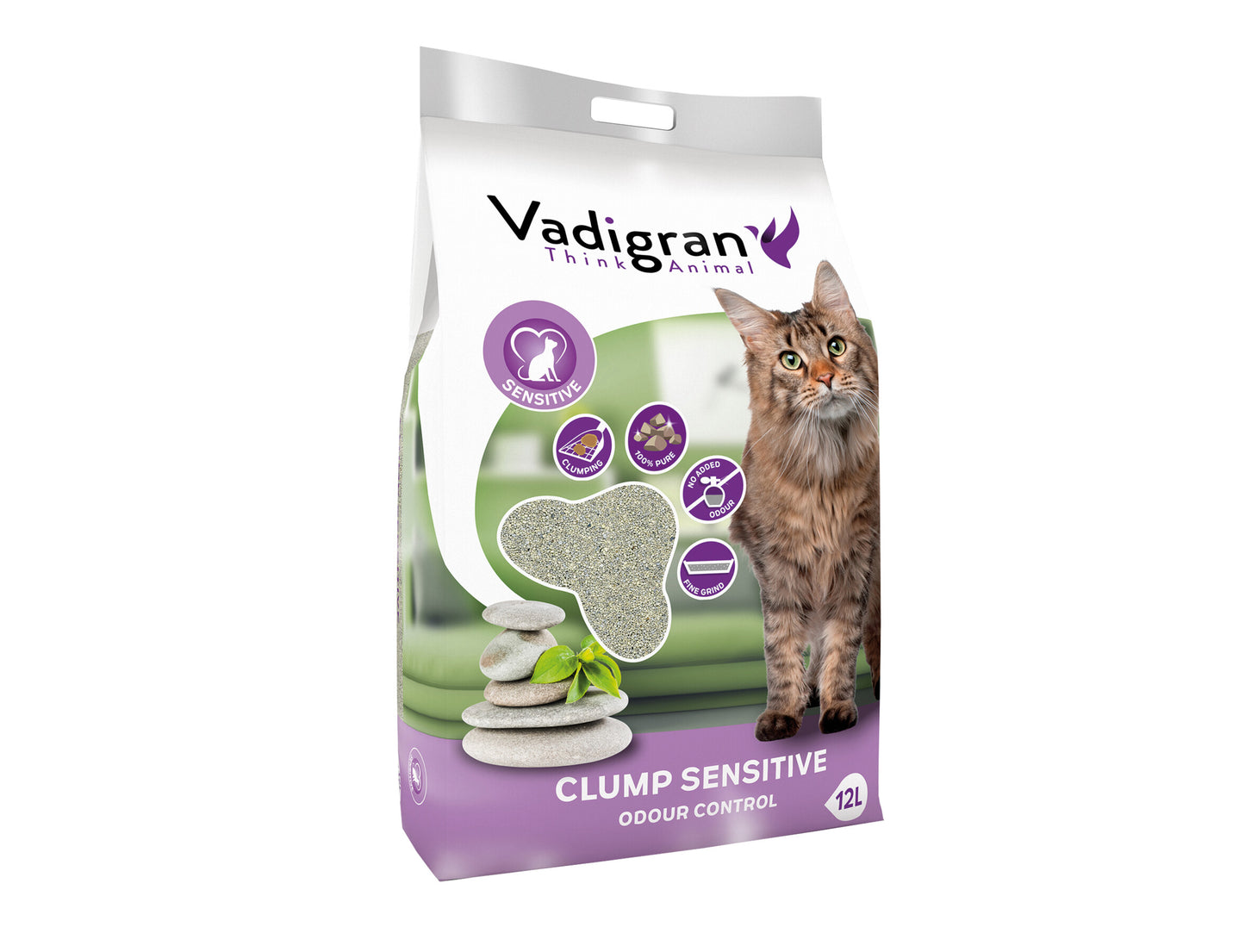 Kattenbakvulling Bentonite Sensitive 12 Kg-12l - Vadigran