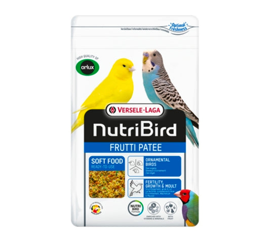 Nutribird Frutti Patee 1kg ( Met ritssluiting )