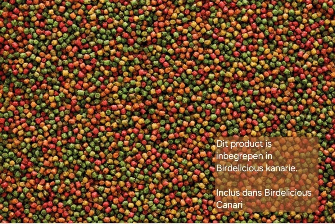 Birdelicious Kanaries 2,5kg - Complete Mengeling - Kanarie Mix + 4 extra Toevoegingen..