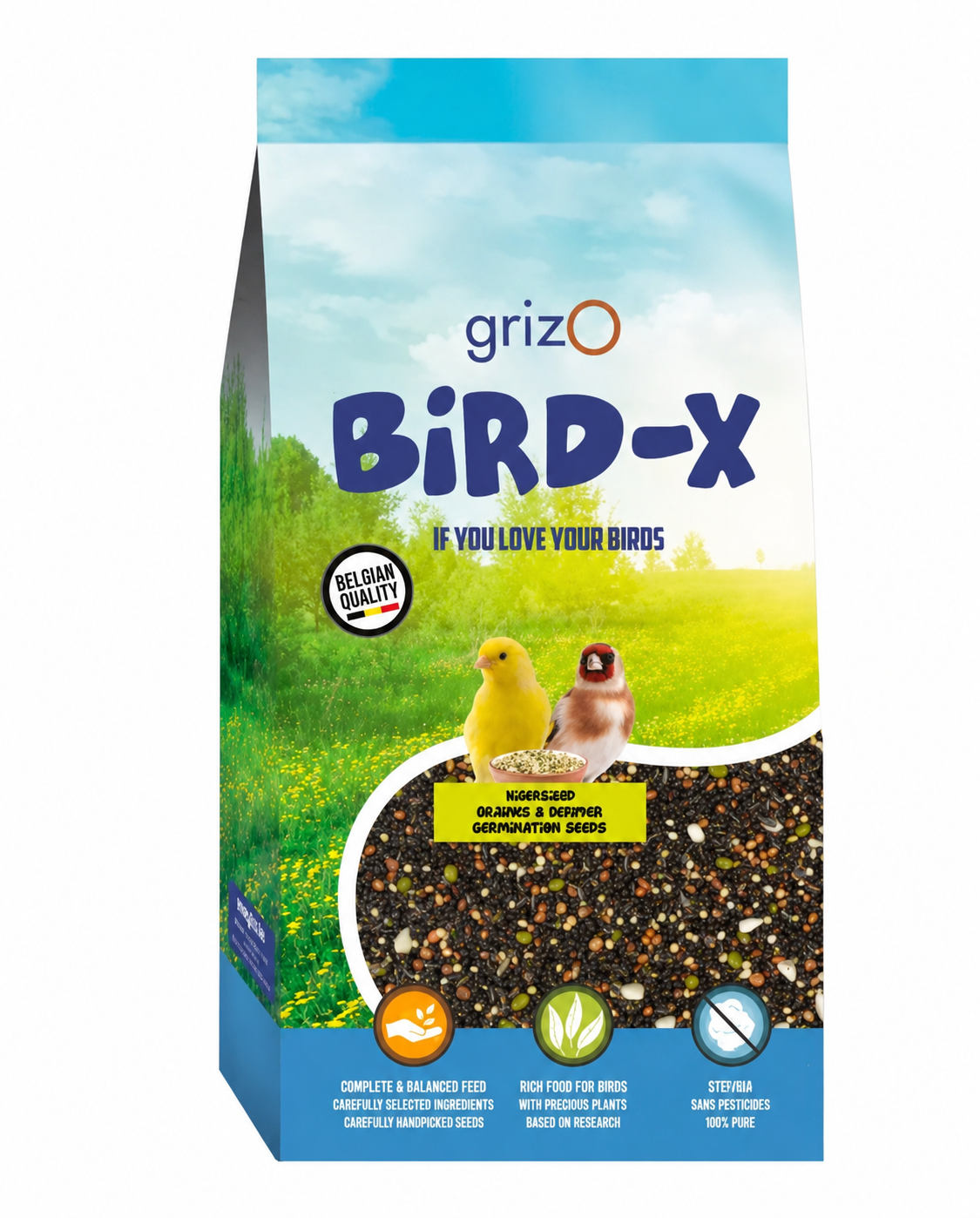Bird-X Kiemzaad 5kg - Kanaries en vinken