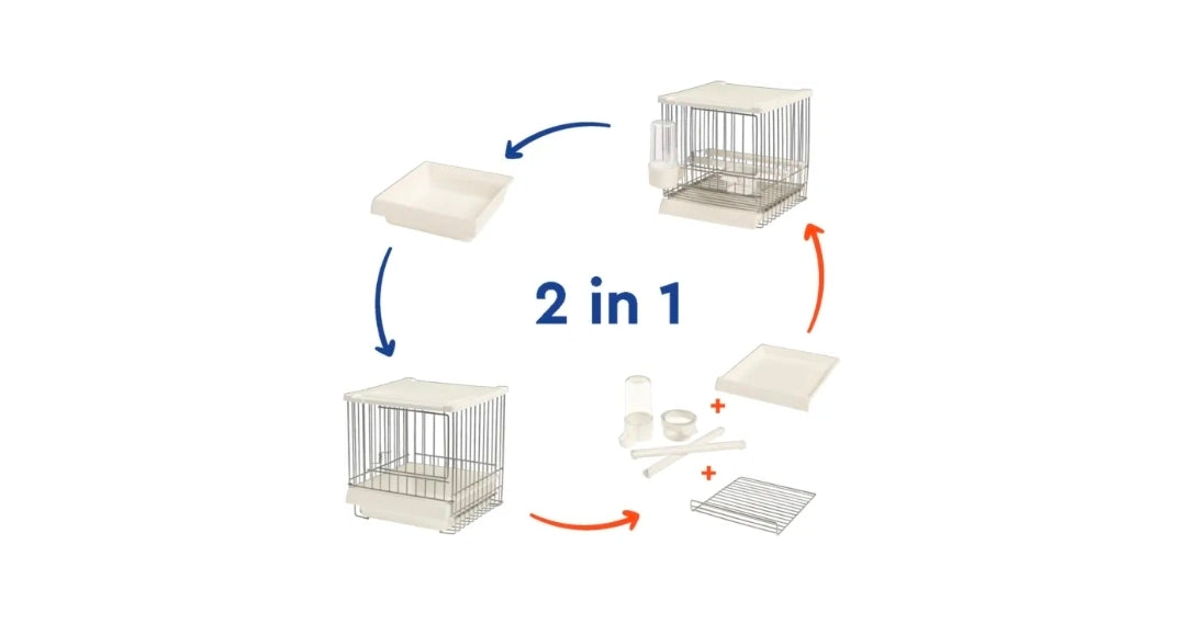 Voederkooi ( babykooi ) of Badhuis 16,5x16,5x18cm