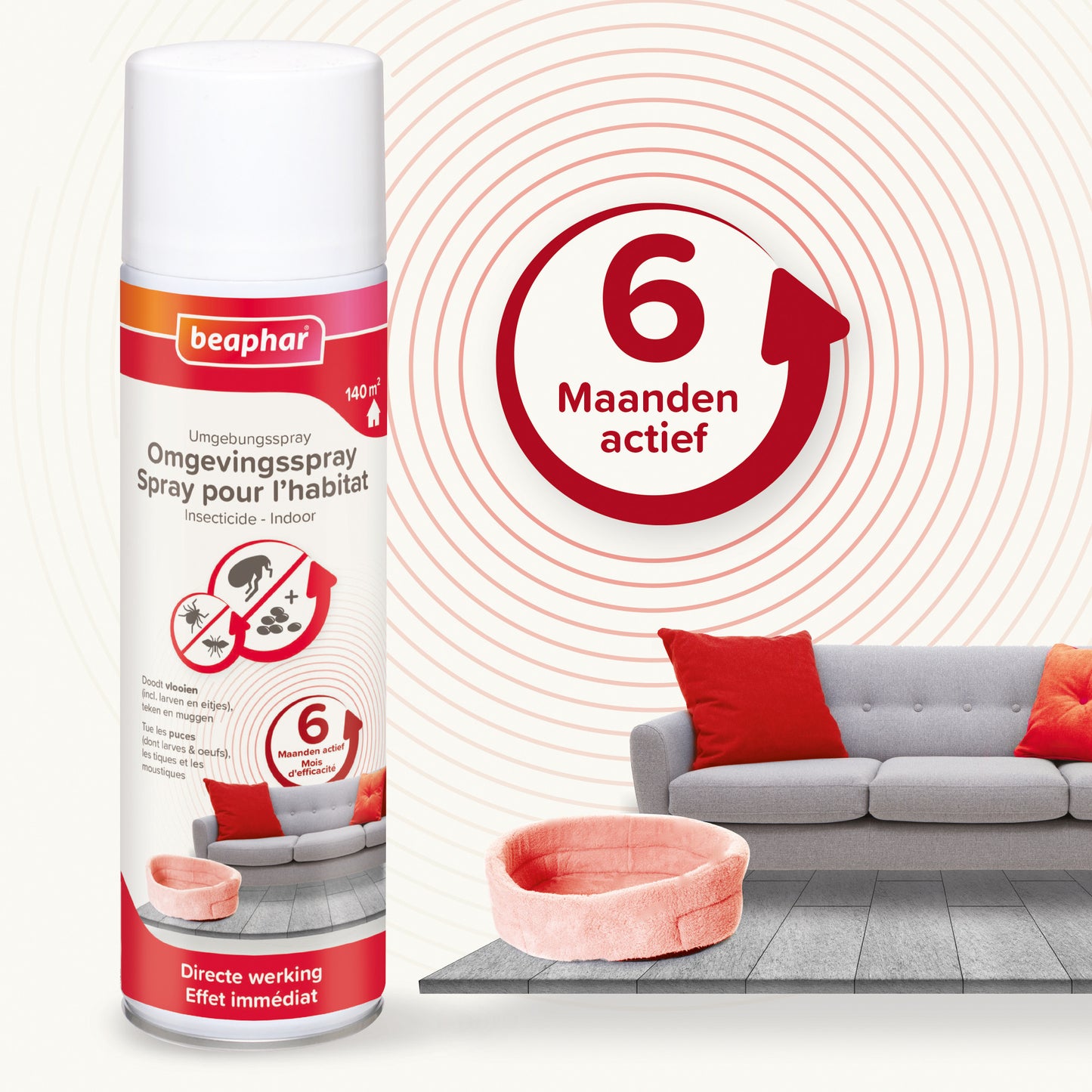 Beaphar Omgevingsspray Anti-Vlo