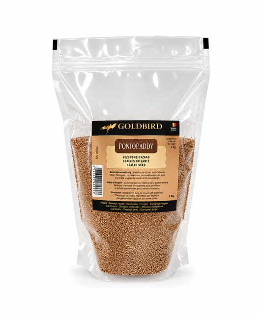 Foniopaddy 1kg GoldBird ( zelf verpakt )