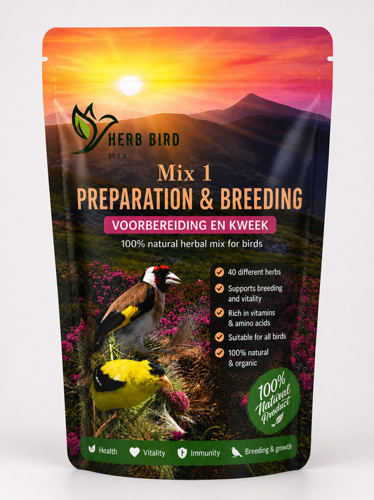 Mix 1 - Voorbereiding En Kweek ( 150gram ) - Herb Bird Mix