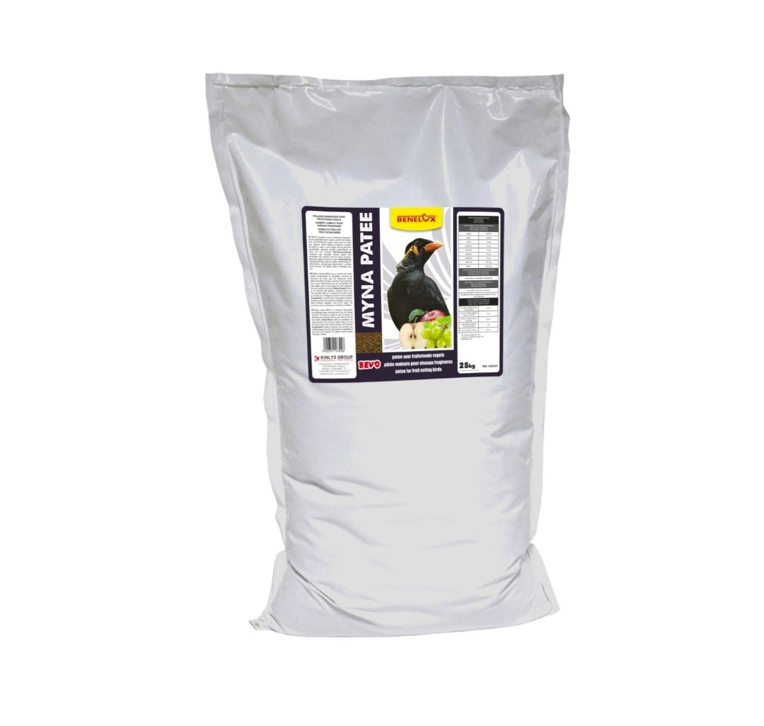 Beo/Myna Voer Patéé Met Fruit 1kg