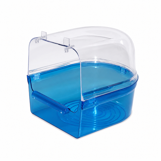 Badhuis groot transparant Blauw / transparant