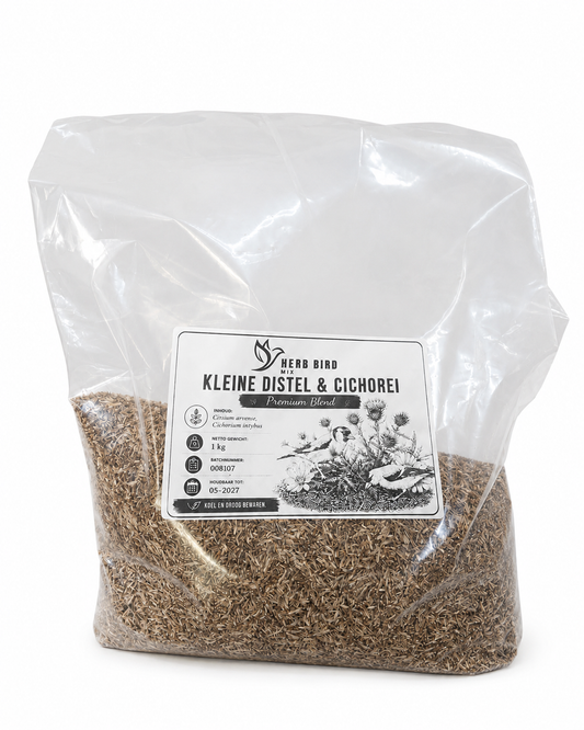 Kleine distel & Cichorei Premium Blend (1kg) - Herb Bird Mix