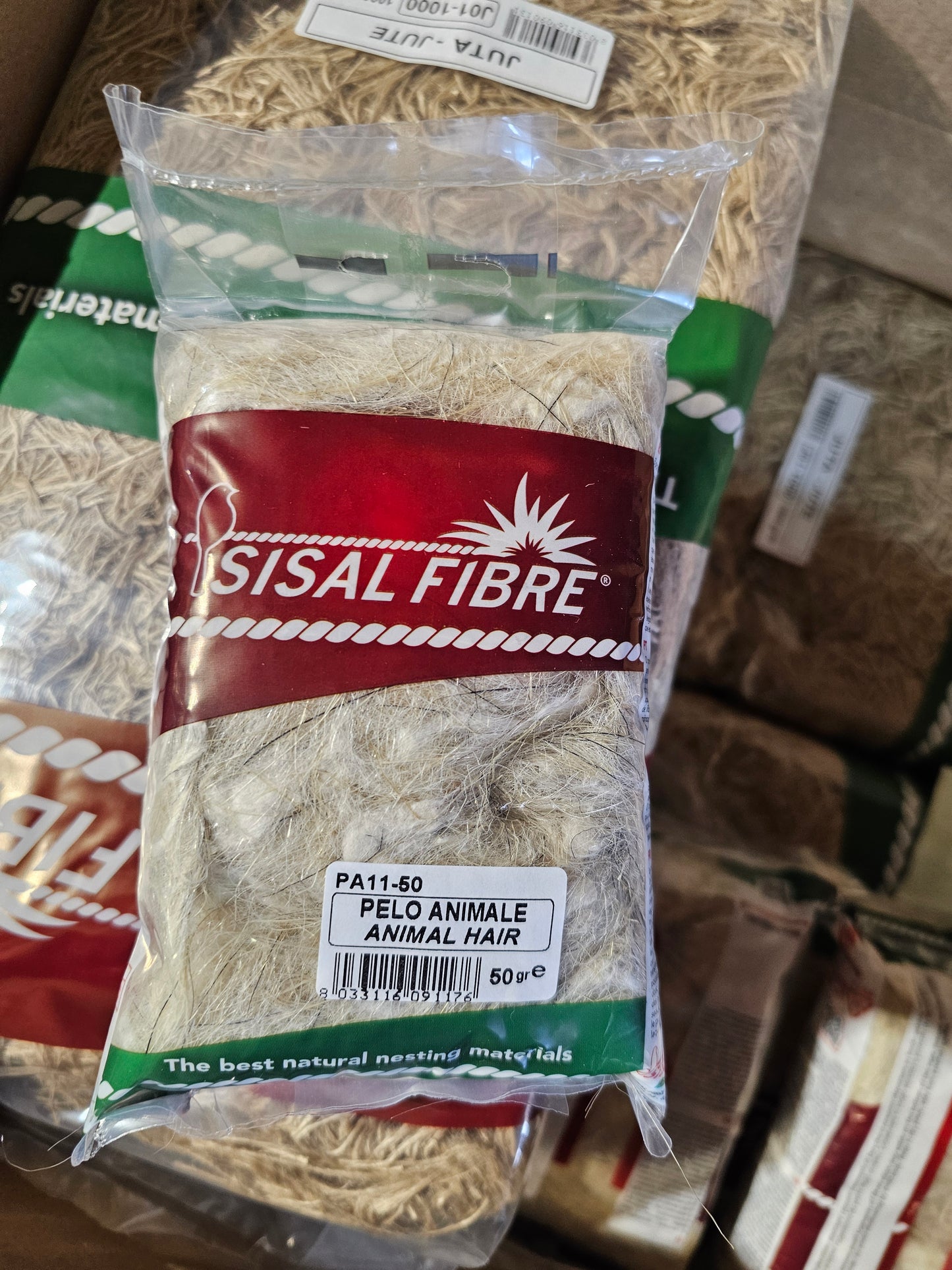 PA11 - Dierlijk Haar 50 Gram - Nest Materiaal