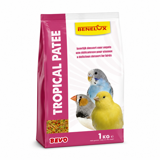 Tropical Patee ( fruit mix ) 1kg - Benelux ( zelf ingepakt )