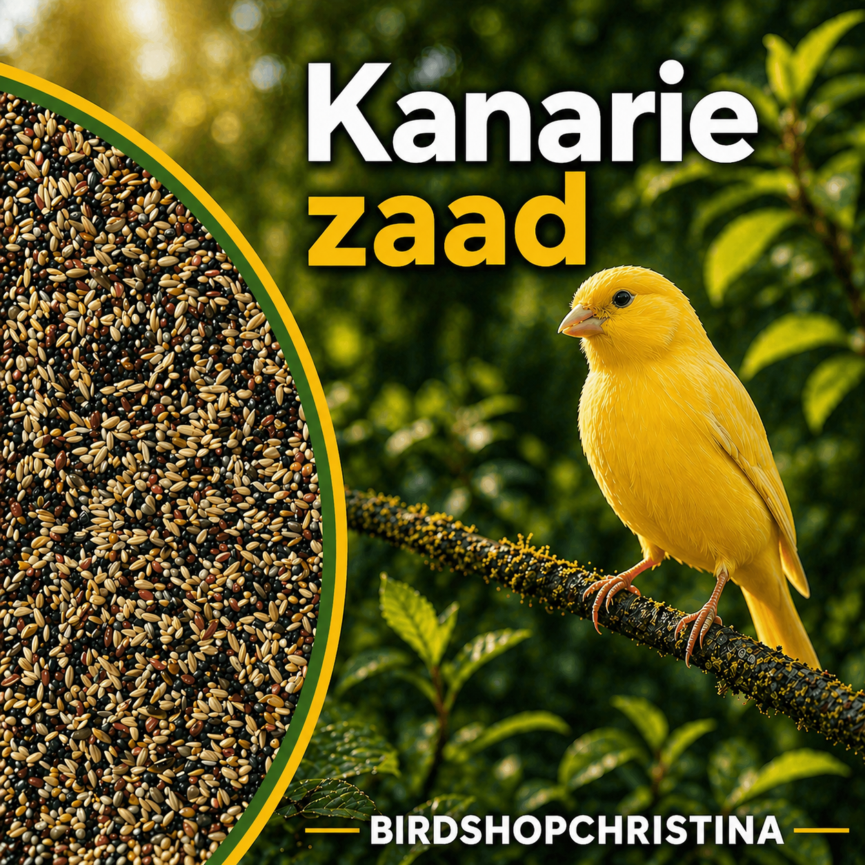 Kanarie standaard - 1kg uitgepond - Vogelvoer
