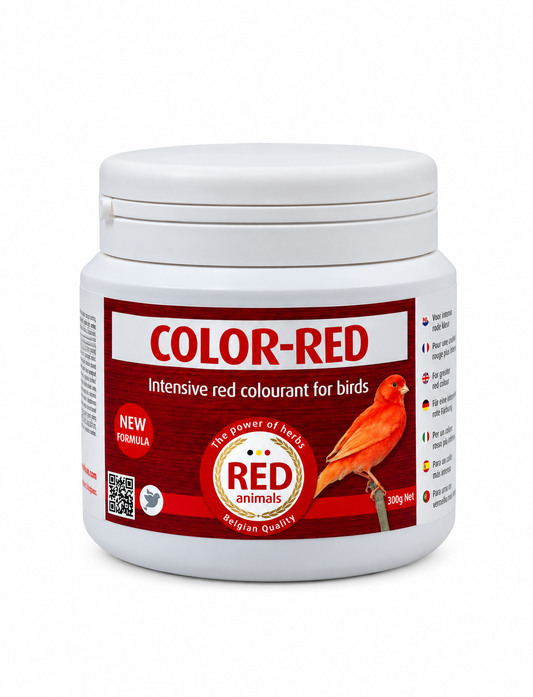 Color-Red 300 Gram (rode kleurstof en met choline voor de lever) Red Animals