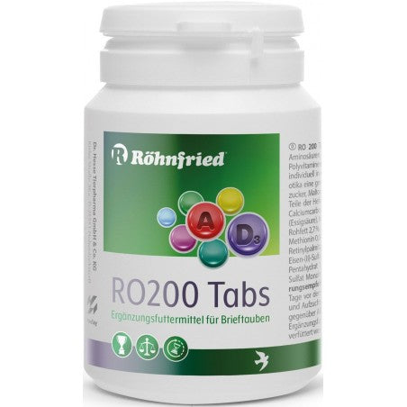RO 200 Tabs - 125 Tabs, Tabletten Voor Conditie - 50 Gram