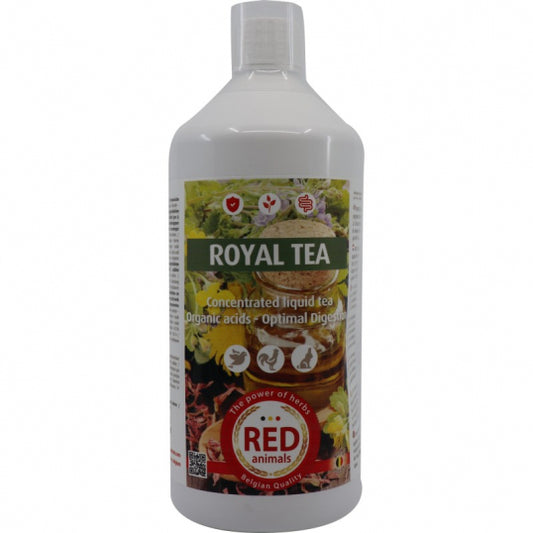 Royal Tea - Vloeibare thee op basis van planten, zuren, essentiële oliën 1L - Red Animals