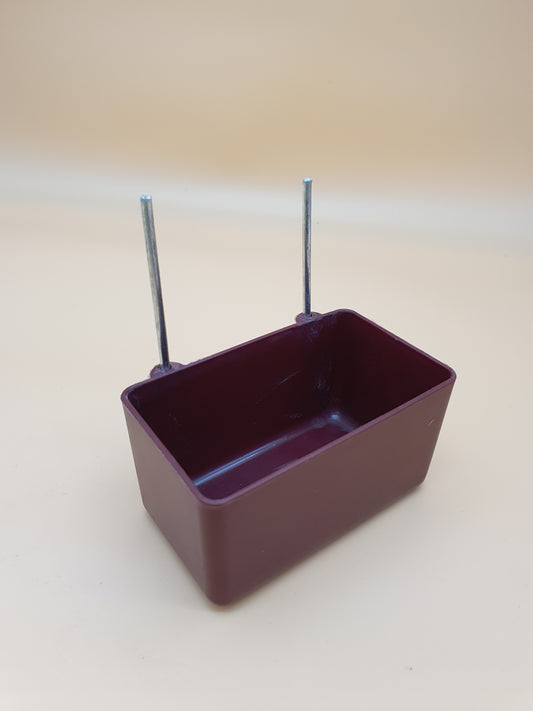 Plastieke eetpot mix kleur