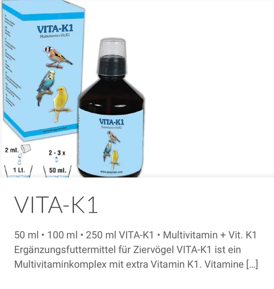 Vita - K1, Multivitaminen Met Vitamine K1 Supplementen 150ml