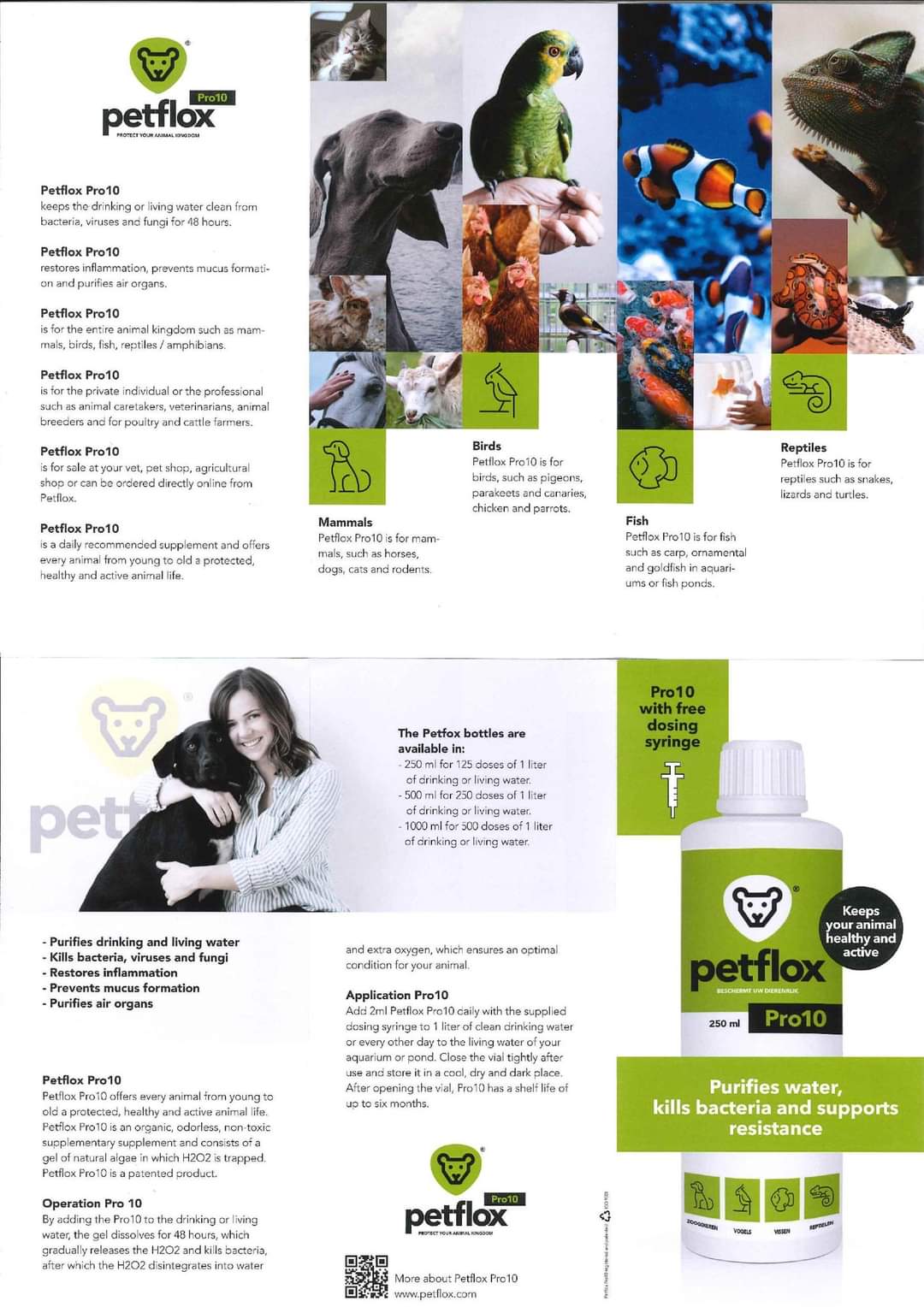 Petflox Pro10 - 250ml - Voor Alle Dieren