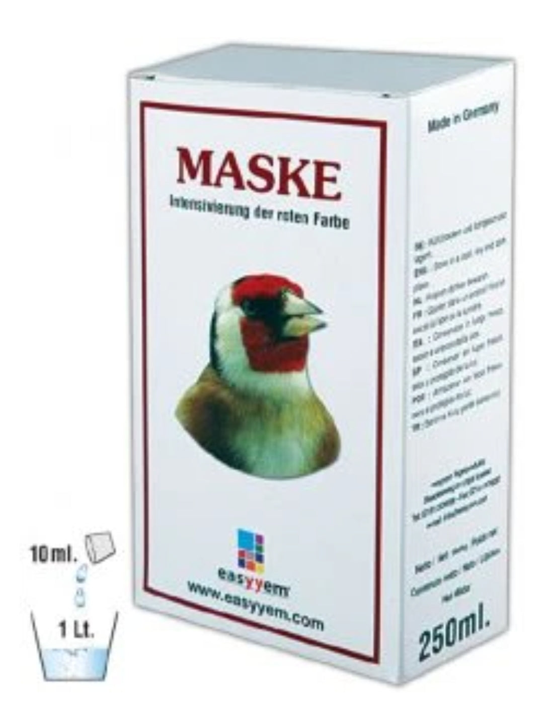 Maske, Rode Kleurstof Vloeistof, 500ml