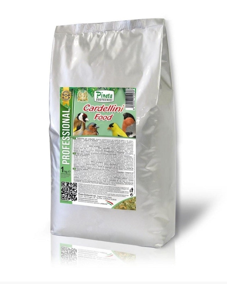 Cardellini Food 1kg ( + Chia, Paardenbloem ) - Pineta Zootecnisi