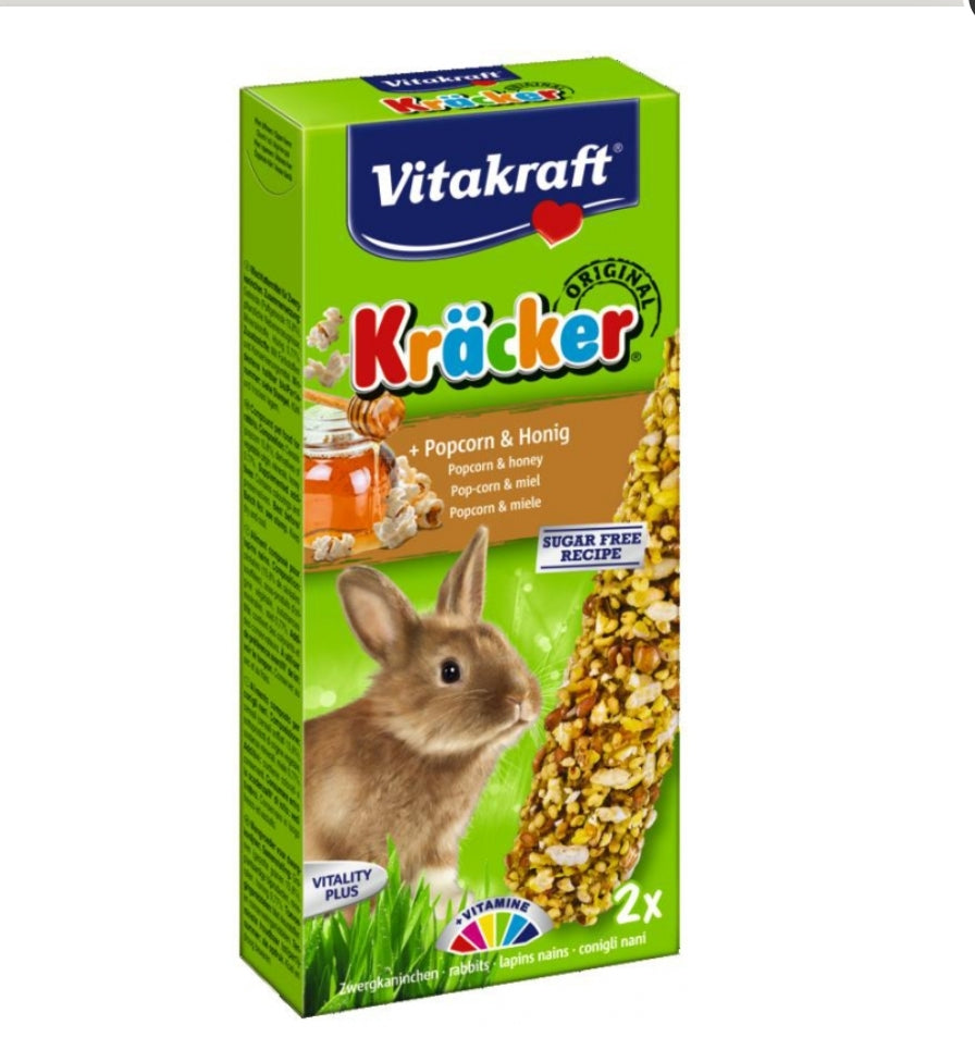 Vitakraft Kräcker konijn met popcorn en honing