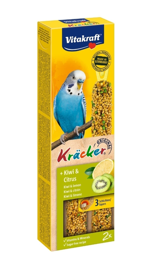 Vitakraft Kräcker parkiet met kiwi en citrus 2 stuks