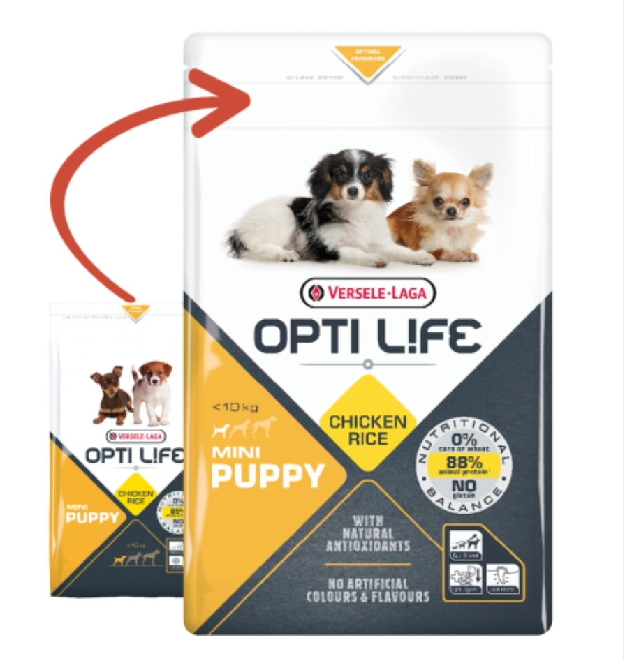 Puppy Mini - Kleine Rassen - Kip 2,5kg - Opti Life