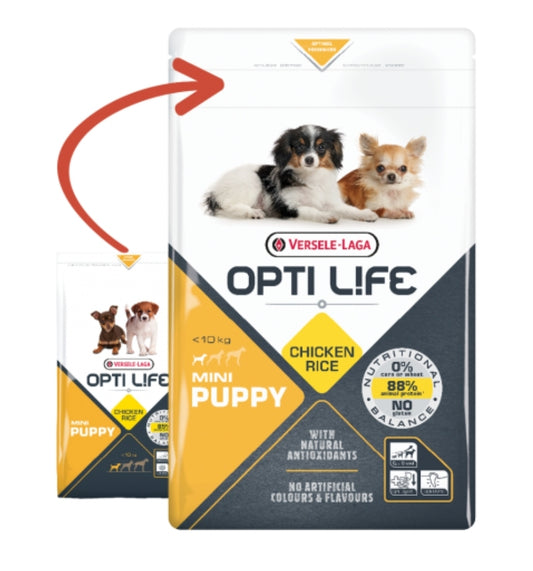 Puppy Mini - Kleine Rassen - Kip 1kg - Opti Life