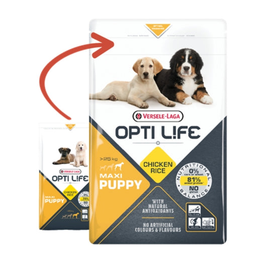 Puppy Maxi - Grote Rassen - Kip 1kg - Opti Life