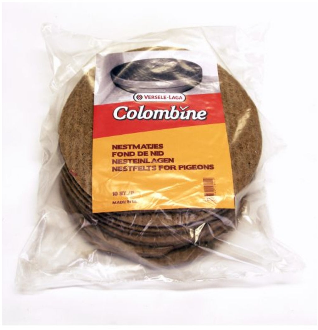 Colombine Nestmatjes - Duivenbroedartikelen - 10 stuks