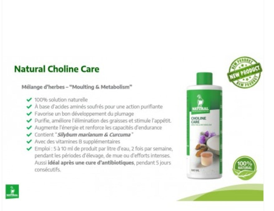 Choline Care 500ml, Kruiden Elixer - Natural
