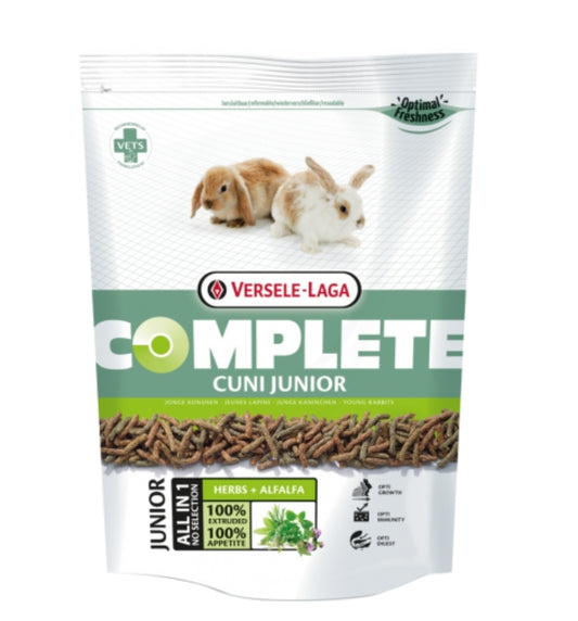 Complete Cuni Junior 500gr - Eiwitrijke Brokjes - Jonge (Dwerg)Konijnen 6-8 Maanden