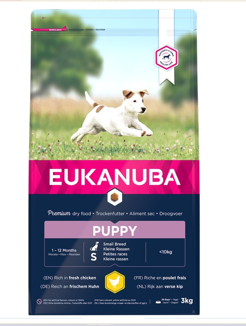 Euk dog growing puppy small breed 3kg