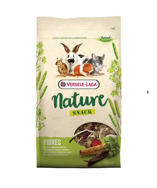 Nature Snack Fibres - Knaagdiersnack - 500 gram - Versele Laga