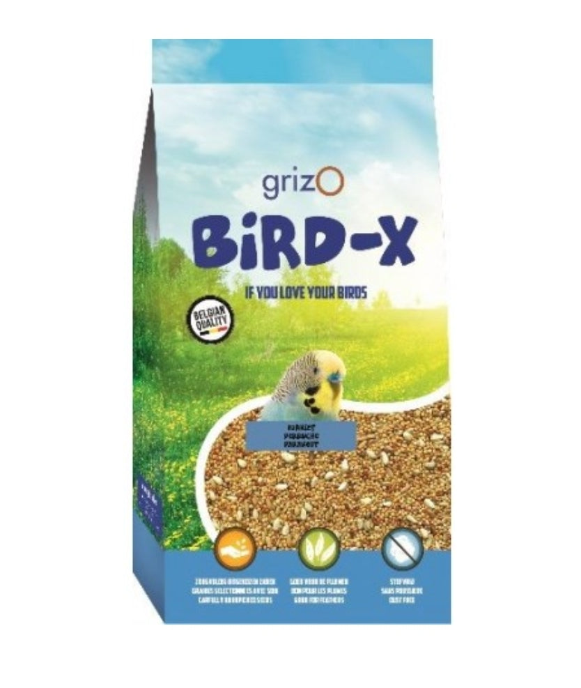 Grasparkieten Mengeling Met Cardy - Bird-X 1kg