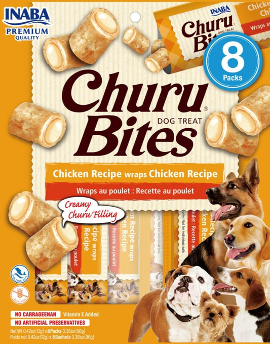 Churu Bites Dog Treat Chicken 8 Packs