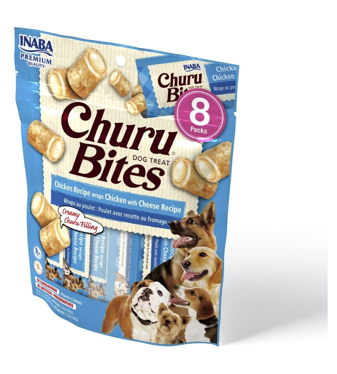 Churuu Churu Bites Dog Treat Chicken and Shees Treat 8 Pack – Birdshop ...